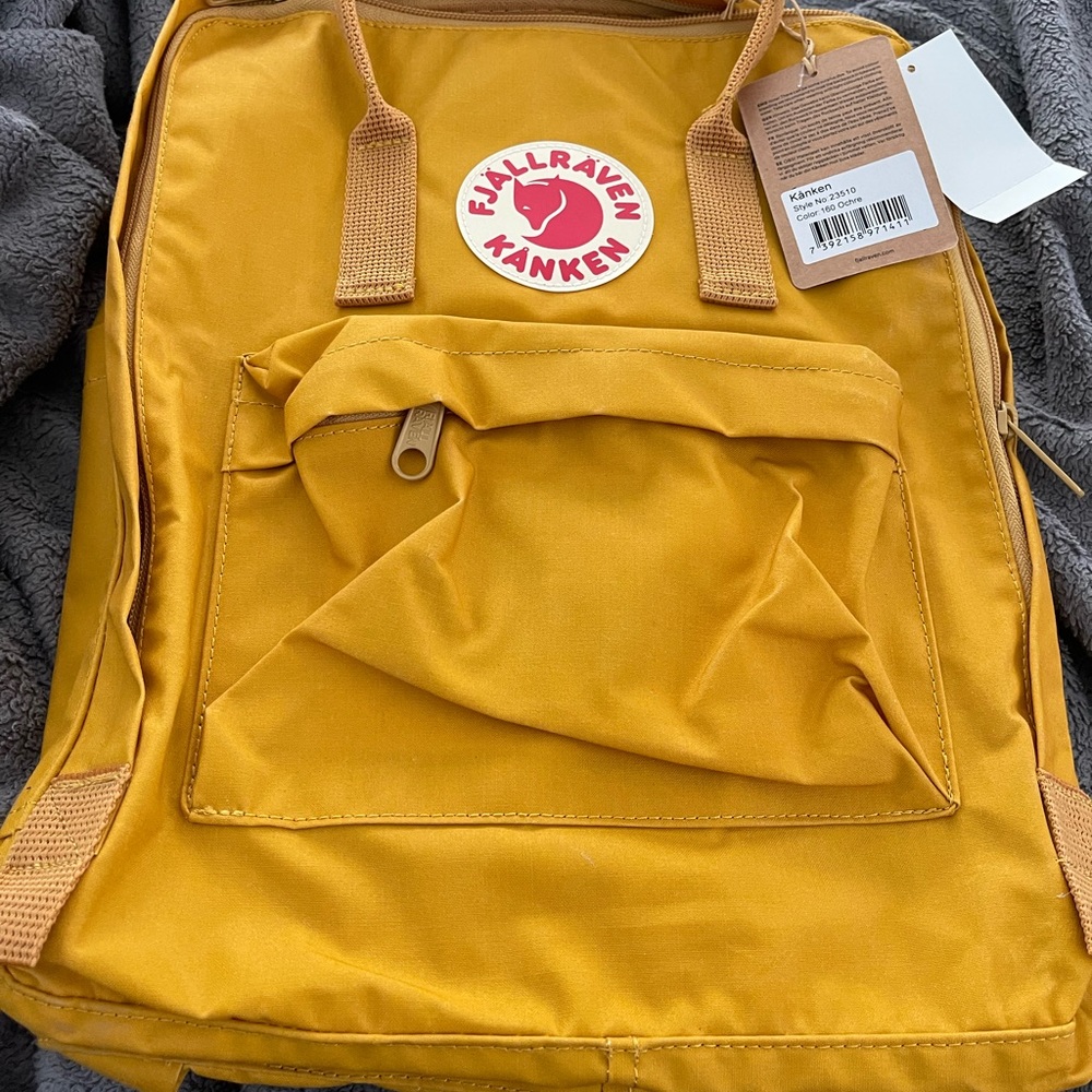 NWT - Fjällräven KANKEN ochre  backpack